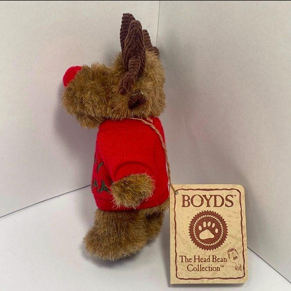 NWT Boyds Bears Reindeer Mini “Merry Moose-Mas” Reindeer - Picture 7 of 11